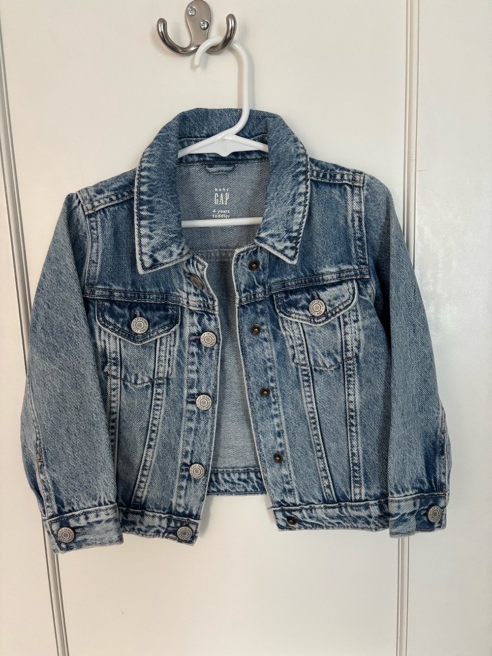 GAP Kids Light Wash Denim Jacket - Faded Blue